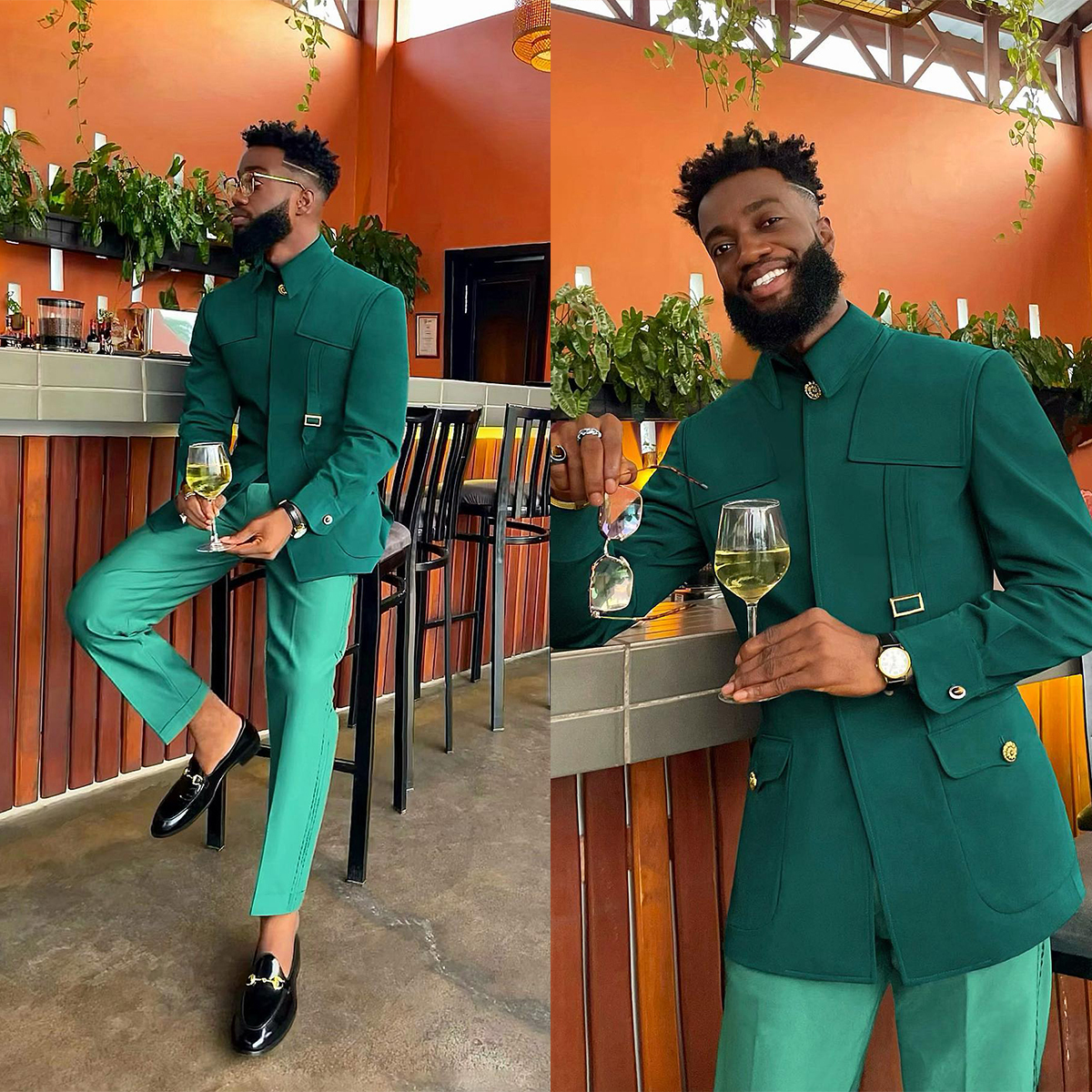 Men'S Grooming Utilities - Fashion Utility Wedding Men Suits Tailor-Made