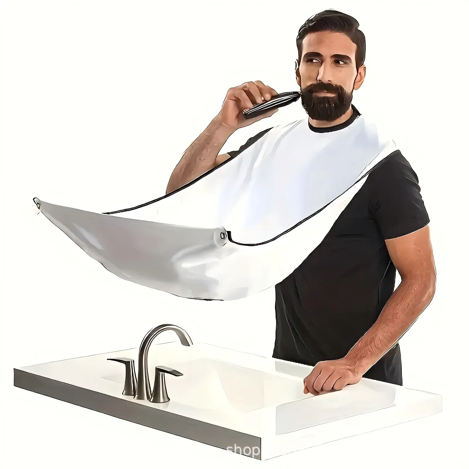 Men'S Grooming - Beard Shaper Cape, Barber Cape for