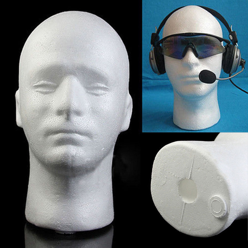Pomade Hair Clay - 1pc Male Styrofoam Foam Manikin Head