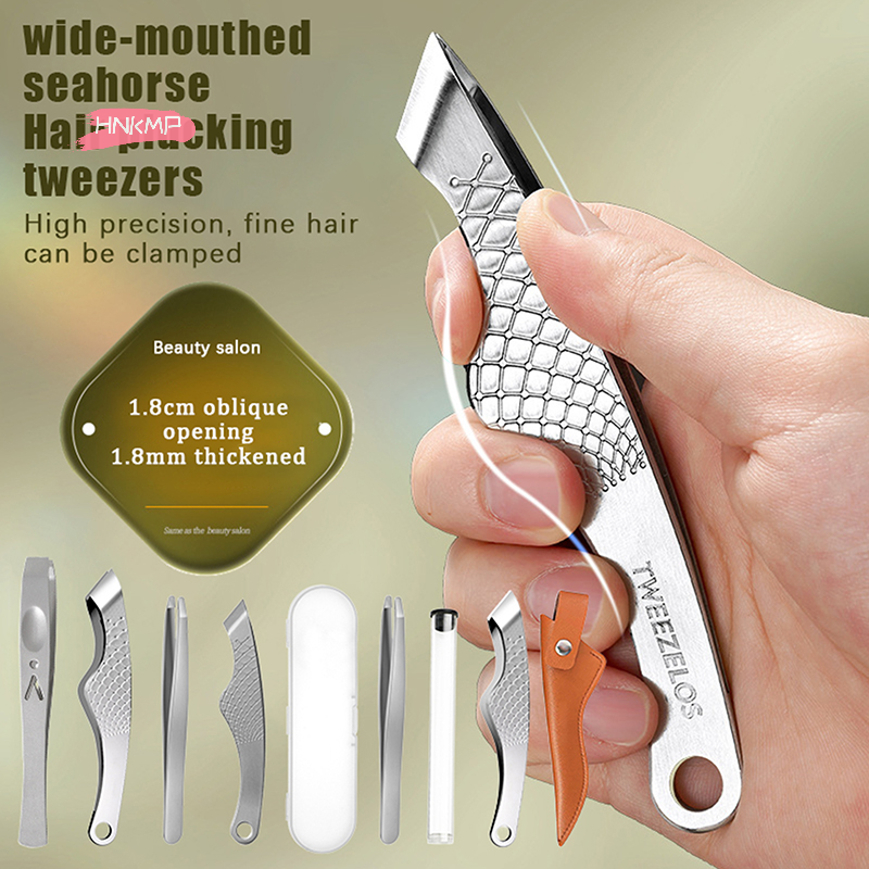 Men'S Grooming - Professional Wide Mouth Hair Plucking Tweezers