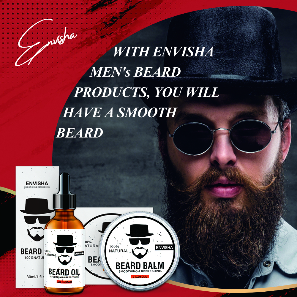 ENVISHA Growth Beard Care Oil  - đánh giá và giá Mens Grooming Treatment