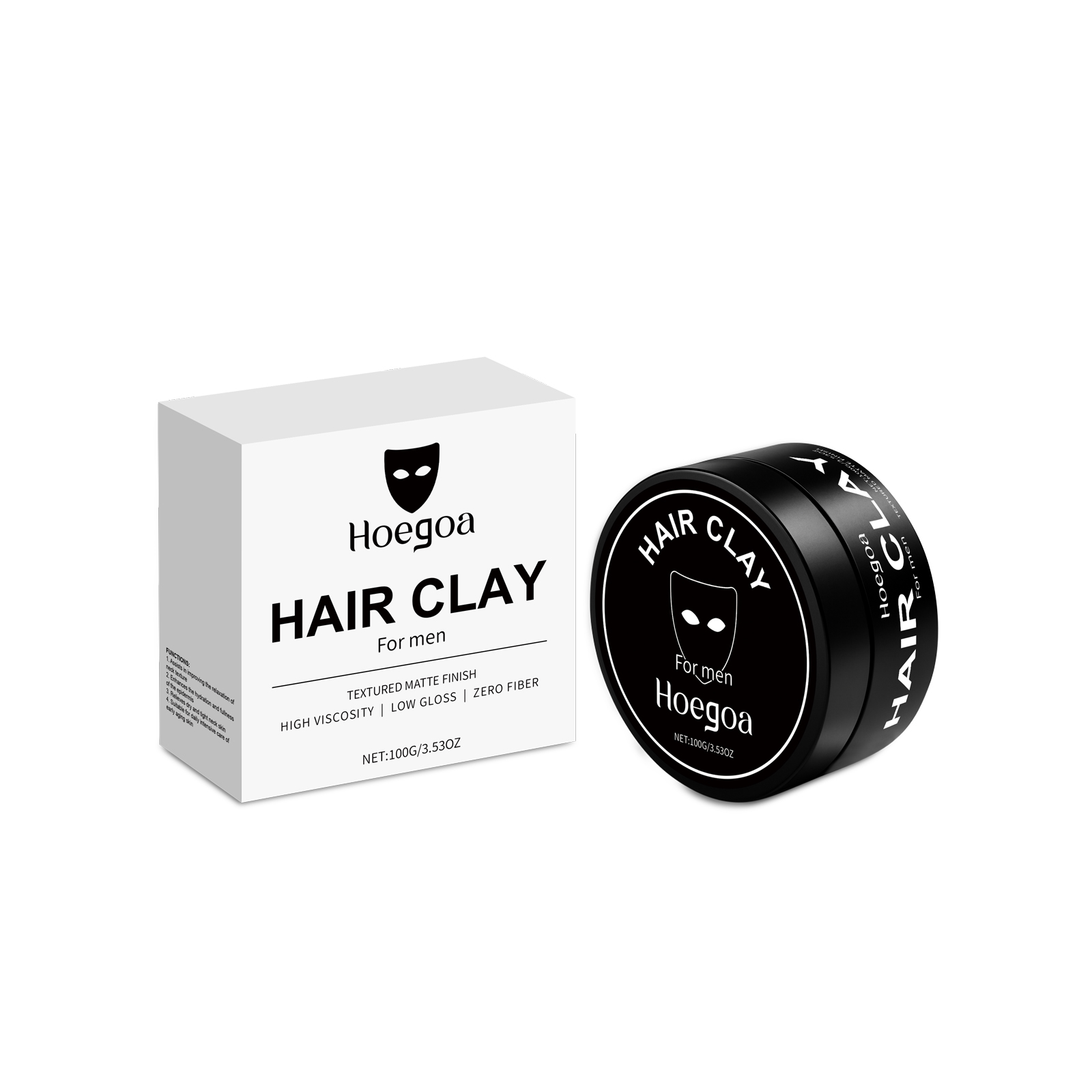 Matte Hair Styling Wax Lasting - đánh giá và giá Pomade Hair Clay
