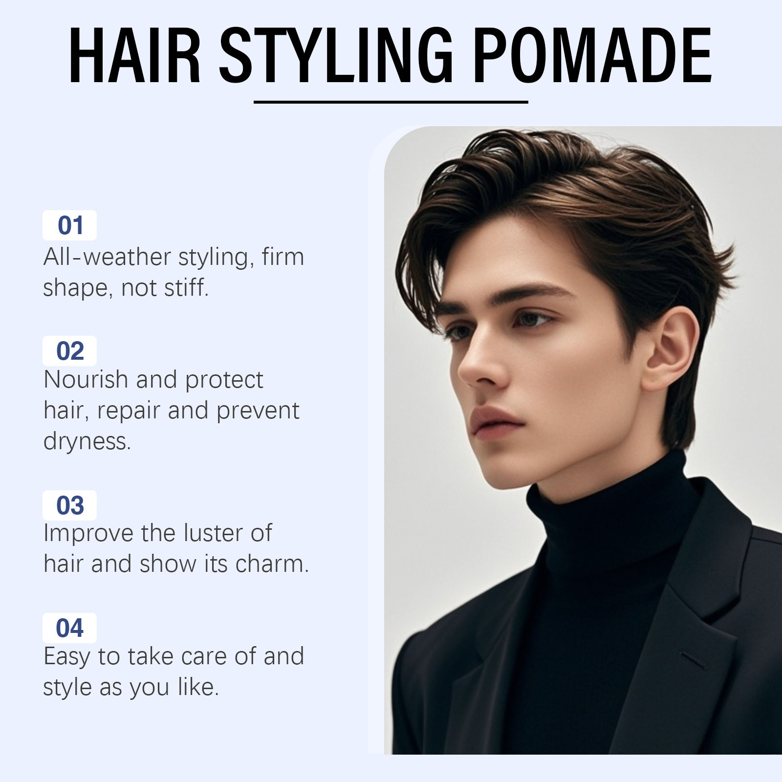 Mens Hair Clay Strong Hold Mat - đánh giá và giá Pomade Hair Clay