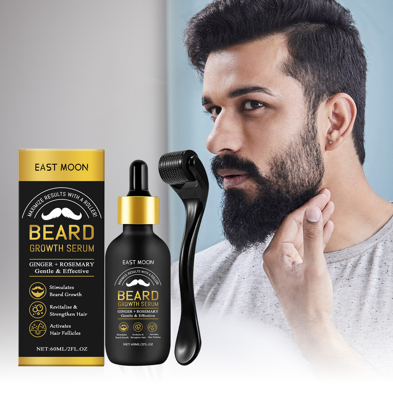 Beard Thickening Care Oil with - đánh giá và giá Men'S Grooming Tonic