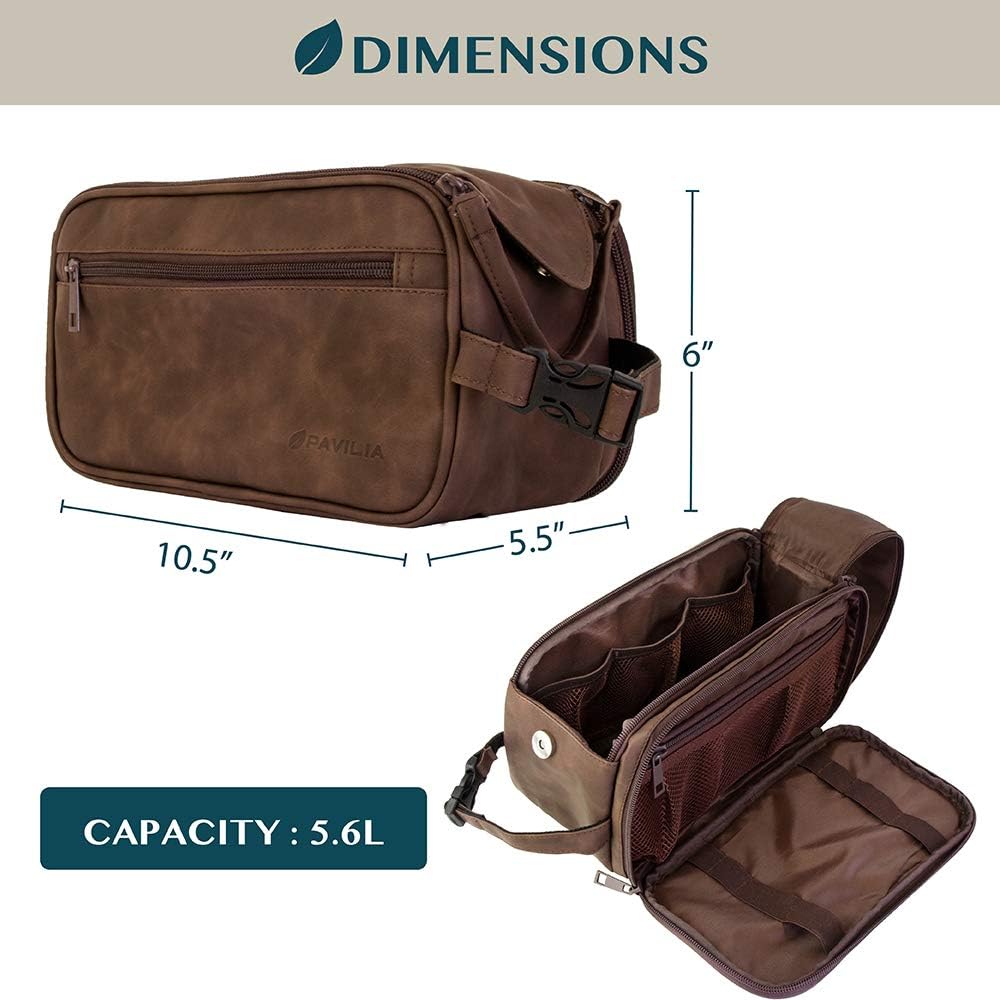 PAVILIA Toiletry Bag for Men,  - đánh giá và giá Men'S Grooming