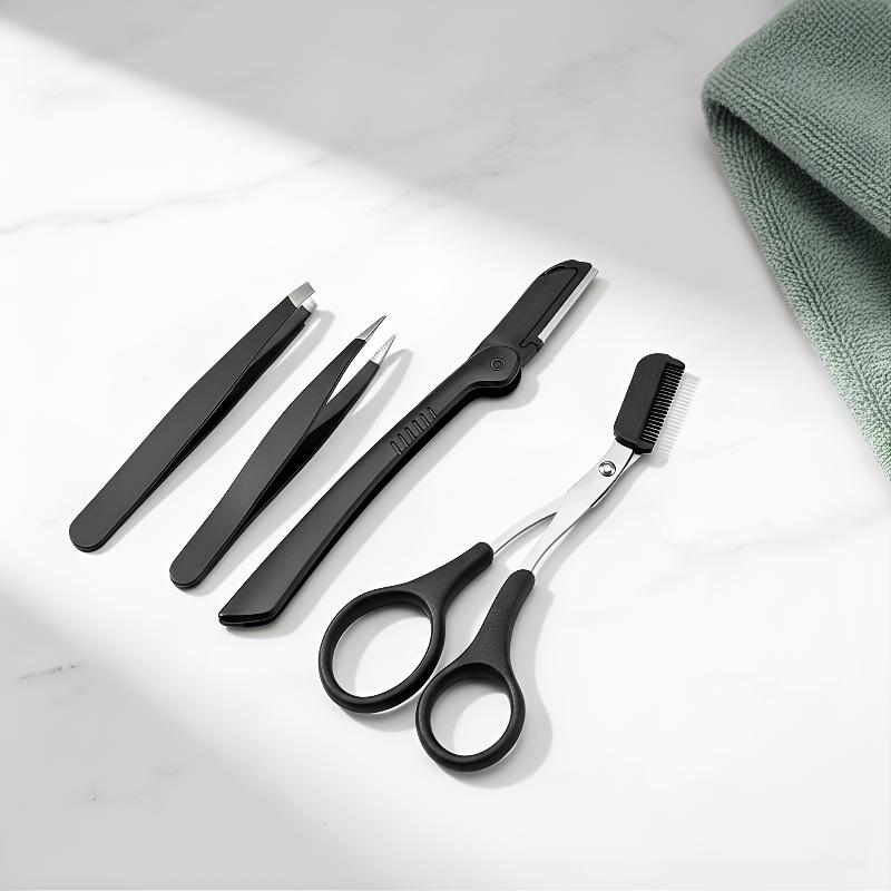 3pcs Stainless Steel Eyebrow K - đánh giá và giá Men Grooming Home