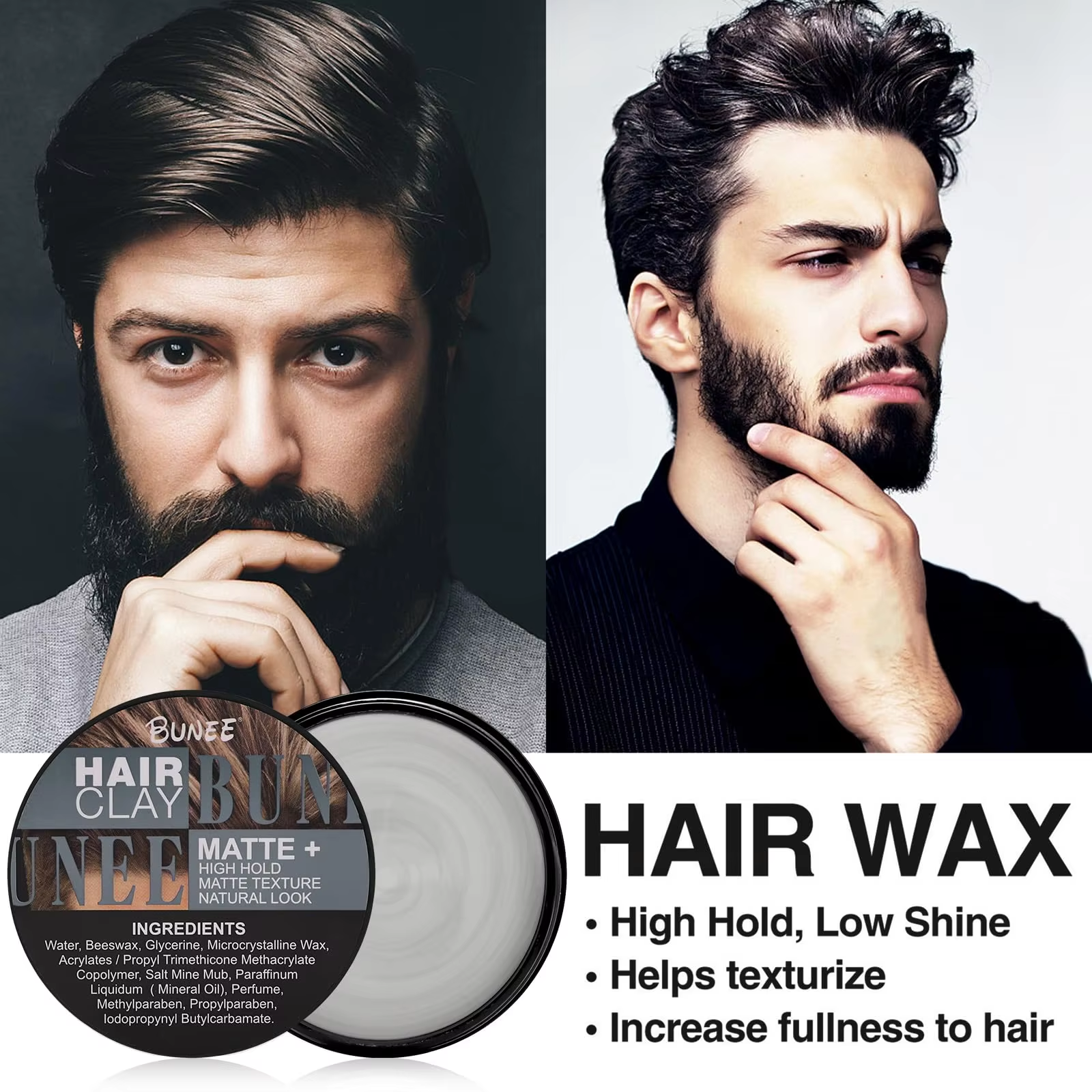 Matte Finish Hair Paste for Me - đánh giá và giá Pomade Hair Clay