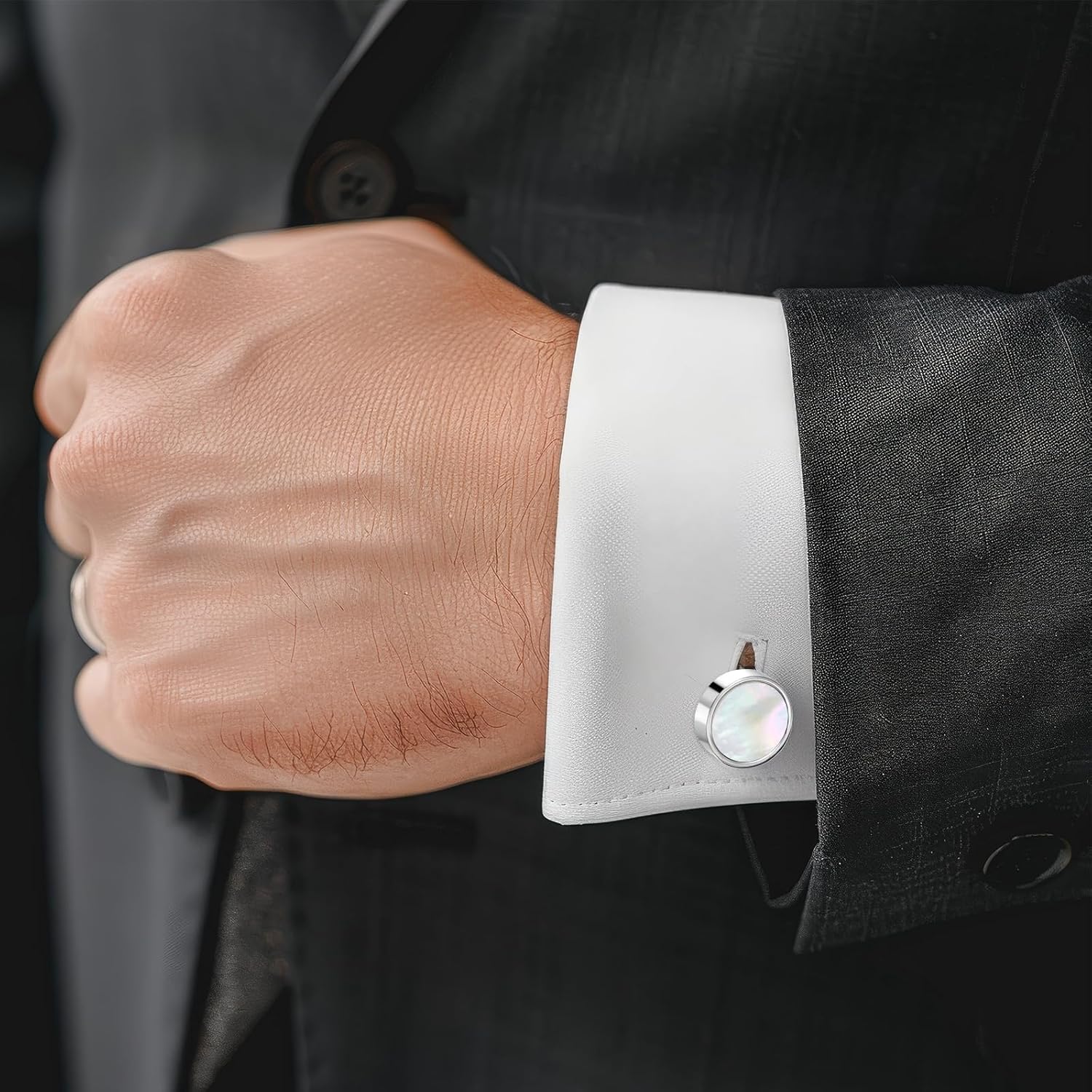 Classic Black Cufflinks for Me - đánh giá và giá Men'S Grooming