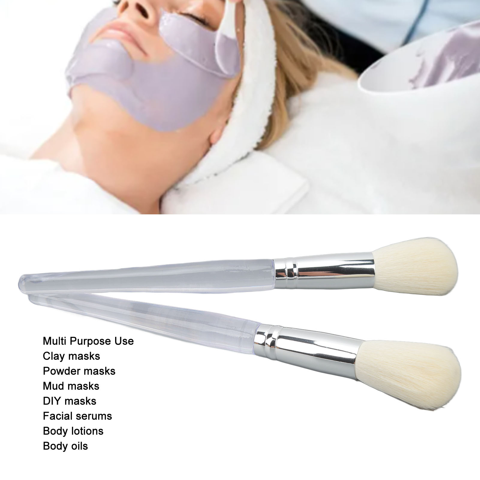 2 Pack Face Mask Brush Applica - đánh giá và giá Pomade Hair Clay
