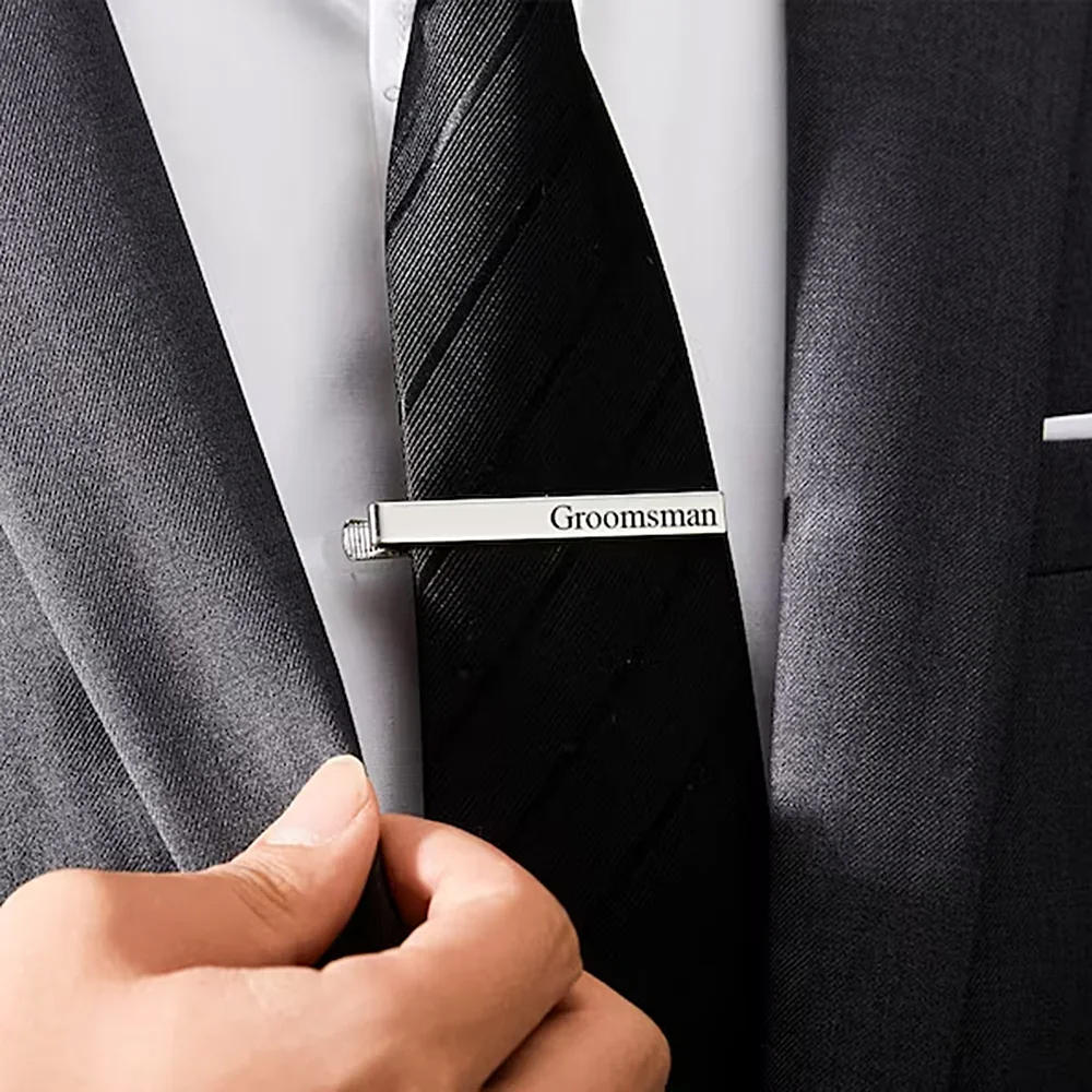 New Custom Carved Name Tie Cli - đánh giá và giá Men'S Grooming