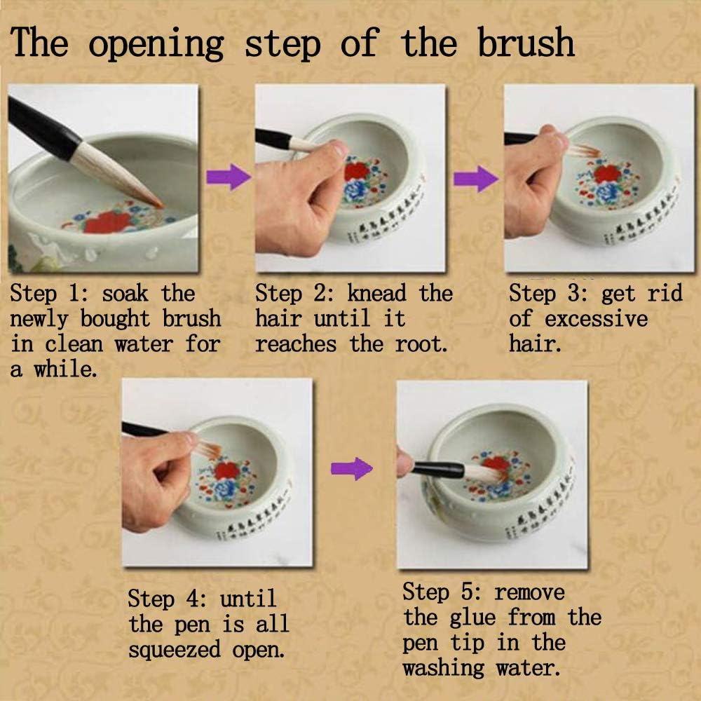 3Pcs Wood Writing Brushes Weas - đánh giá và giá Pomade Hair Clay