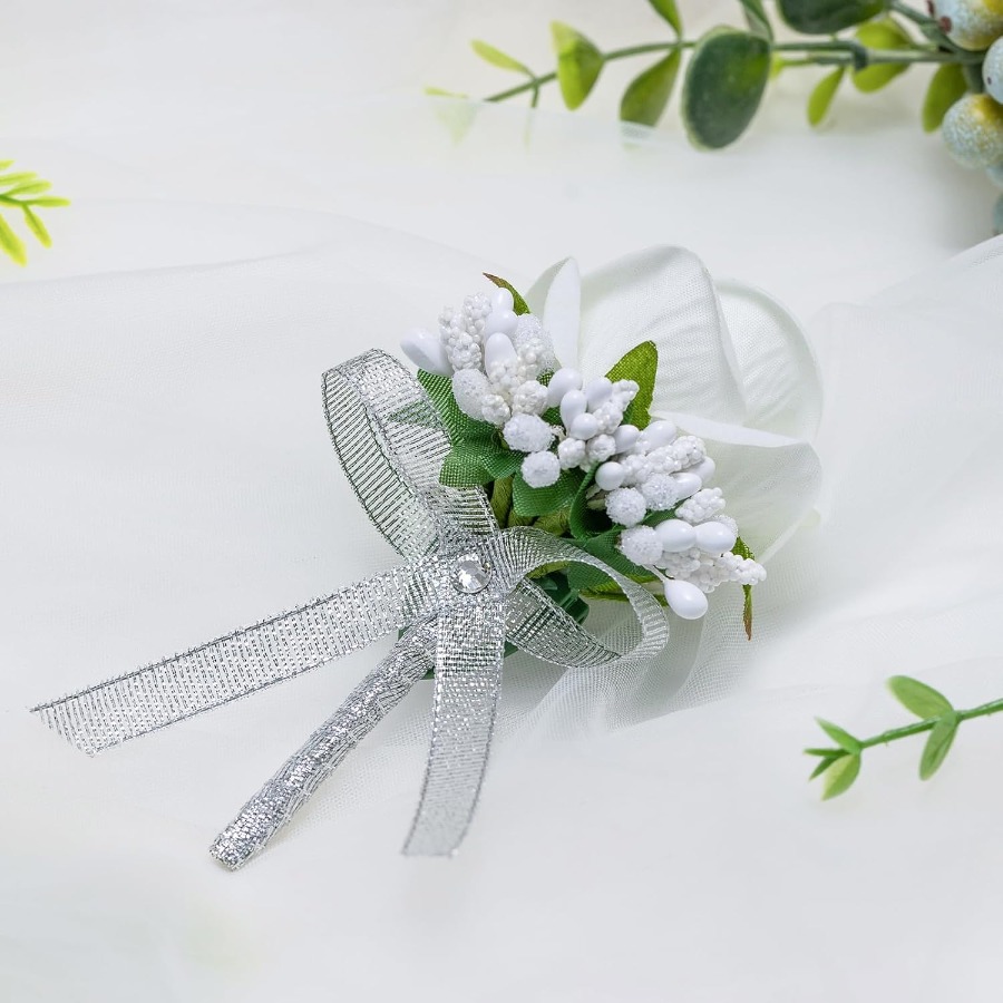 White Rose Boutonniere for Men - đánh giá và giá Men Grooming Home