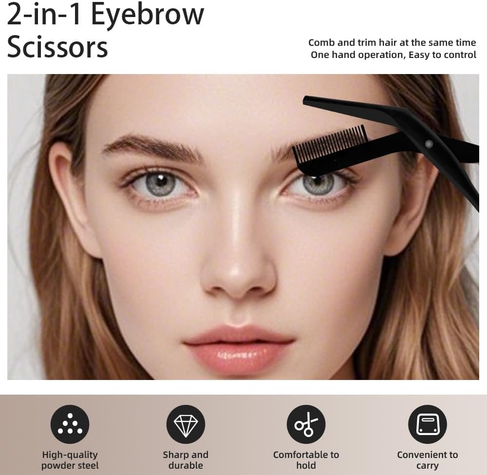 Eyebrow Scissors Trimmer with  - đánh giá và giá Men'S Grooming