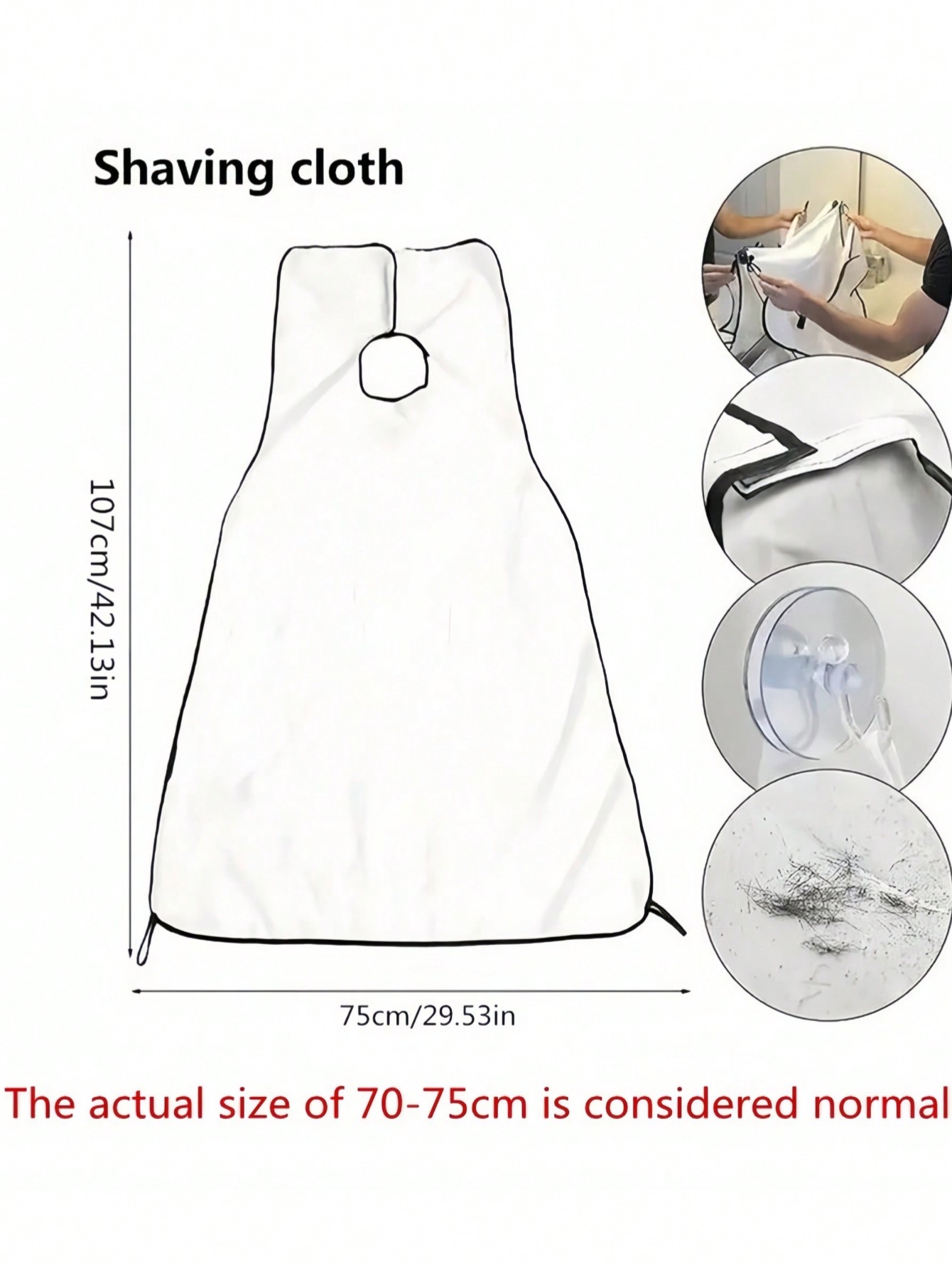 1/2/3Pcs 60CM Waterproof Reusa - đánh giá và giá Men'S Grooming Barbershop