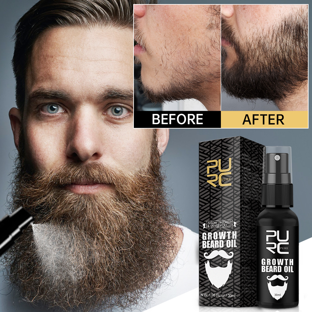 PURC Beard Growth Oil for Men  - đánh giá và giá Mens Grooming Treatment