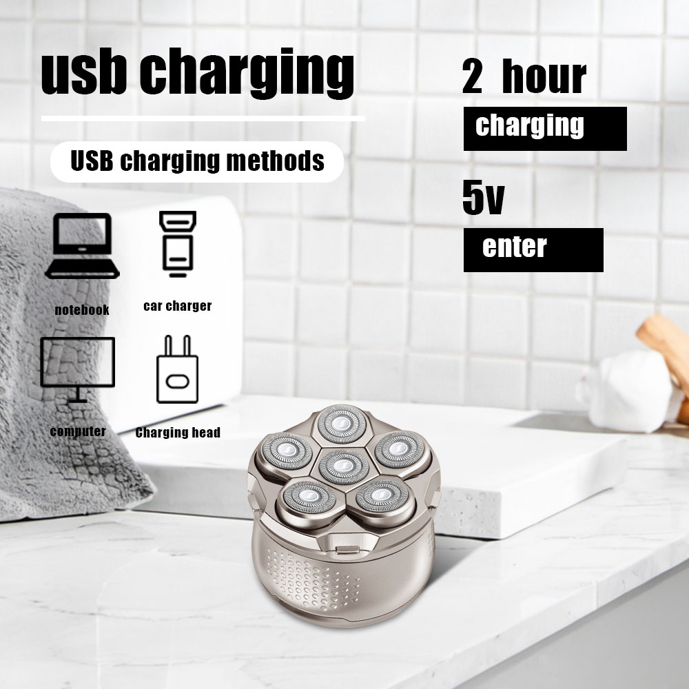 6 Heads Electric Shaver for Me - đánh giá và giá Men Grooming Home