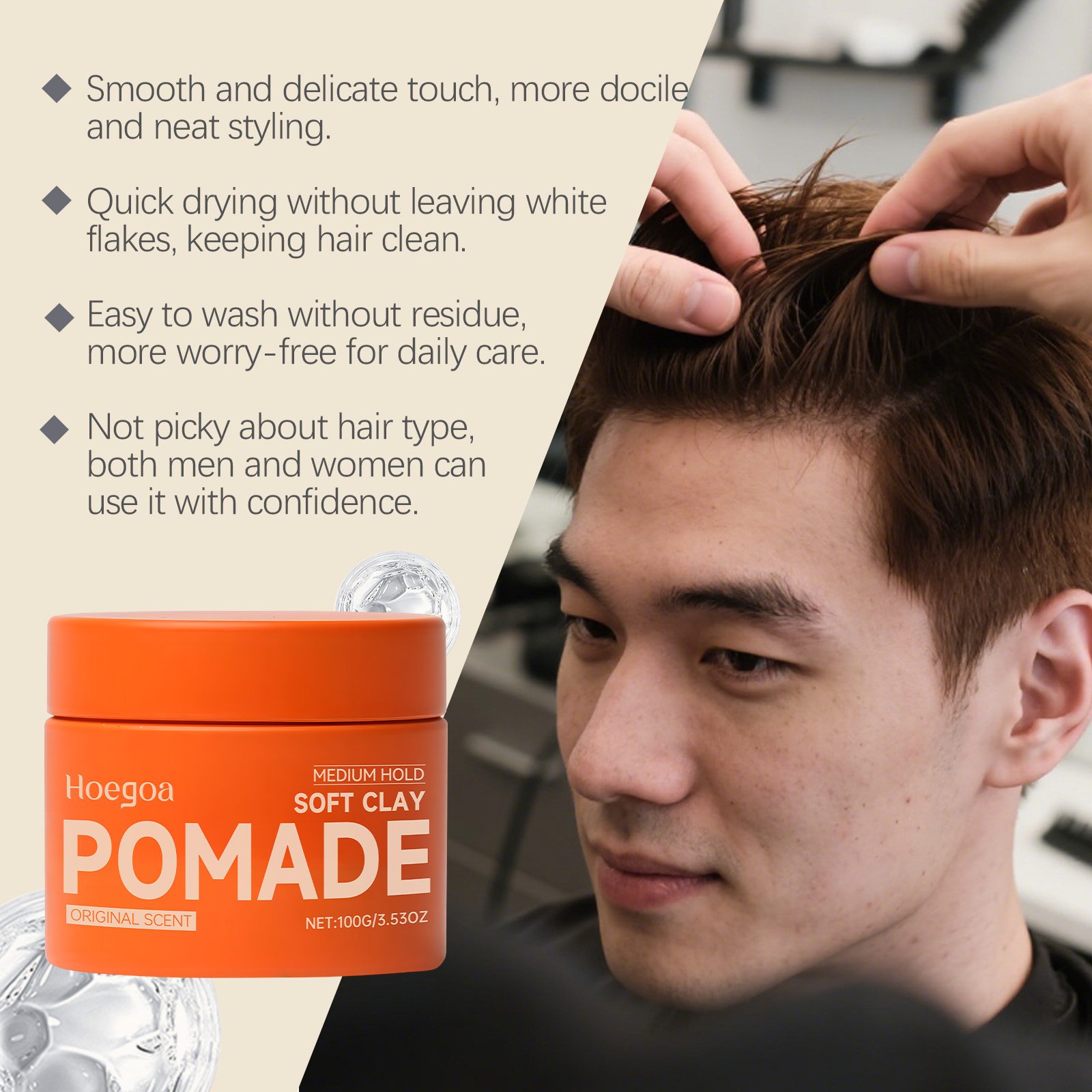 Original Hair Wax Long-Lasting - đánh giá và giá Men'S Grooming Gel