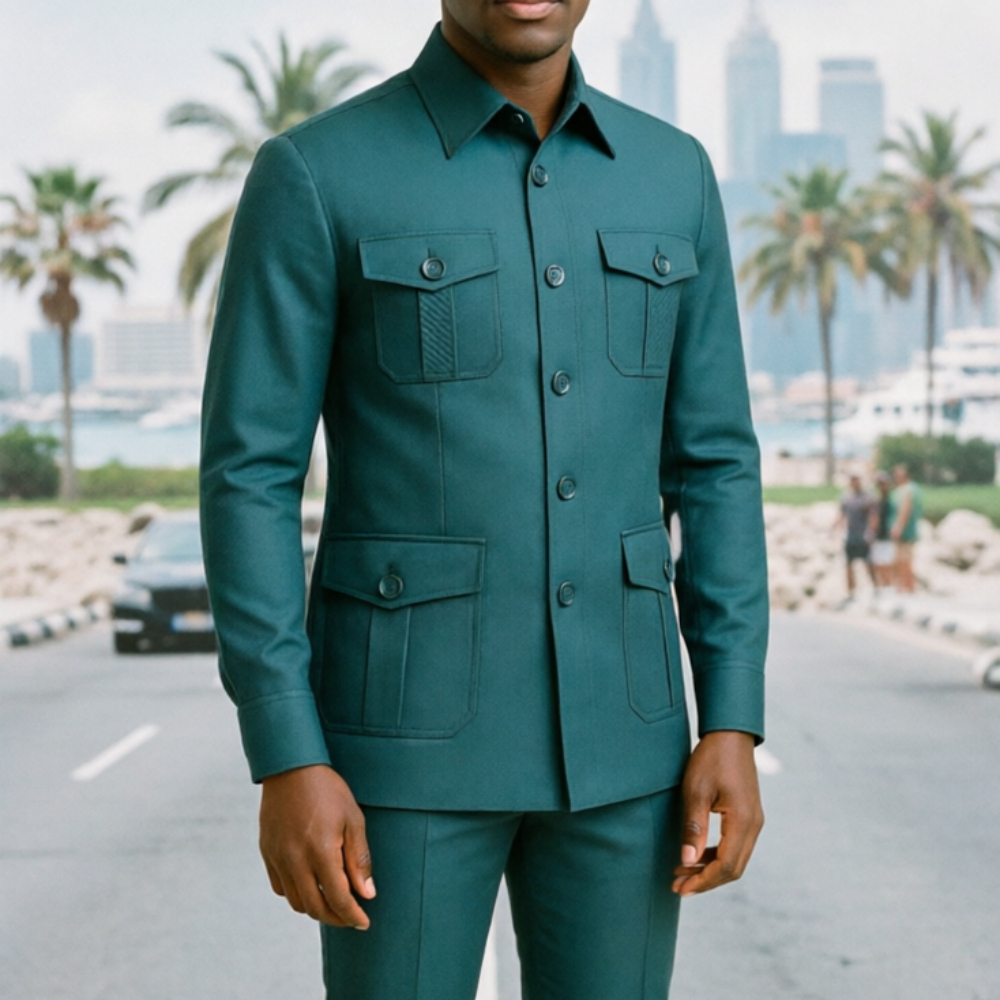 Safari Men Suits Chic Burgundy - đánh giá và giá Men'S Grooming Utilities