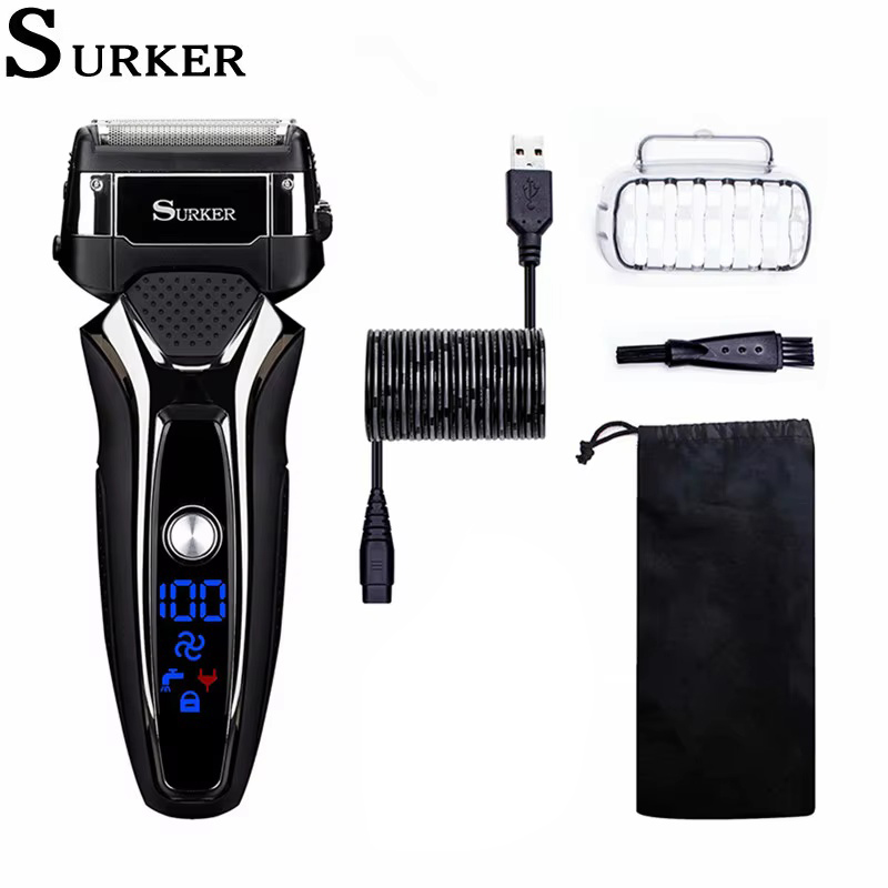 Surker Electric Shaver for Men - đánh giá và giá Men'S Grooming Blade