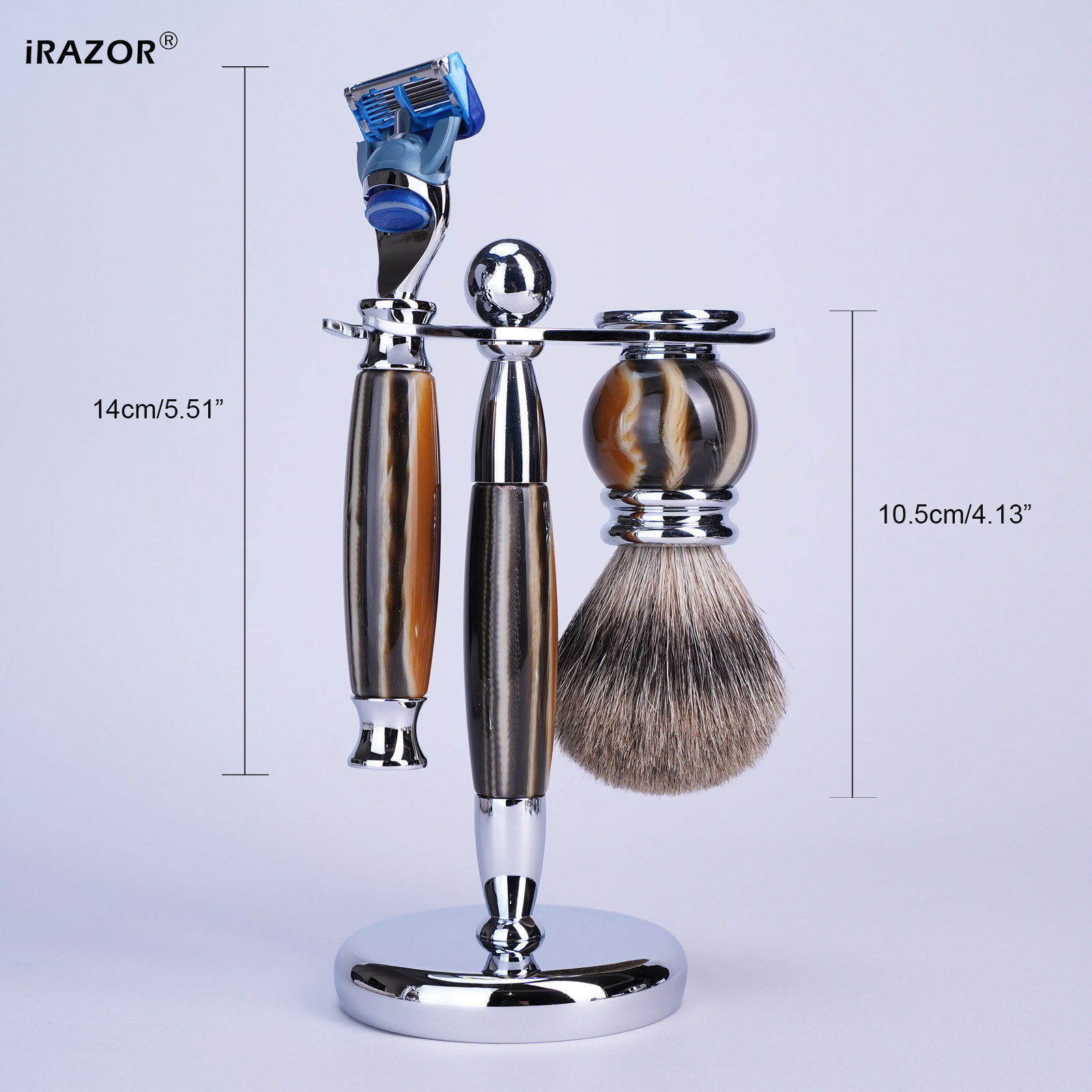 iRAZOR Luxury 5-Blade F5 Fusio - đánh giá và giá Men'S Grooming Blade