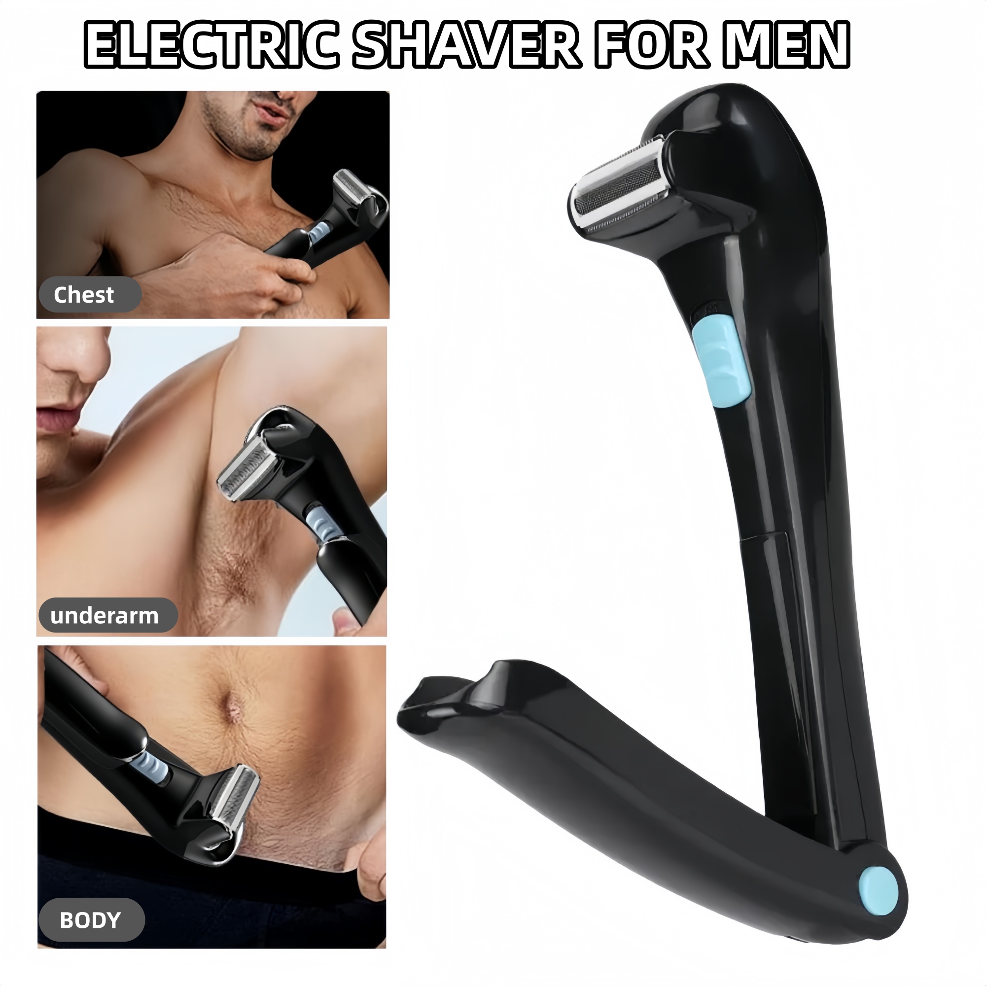 Rechargeable Electric Back Sha - đánh giá và giá Men'S Grooming Blade