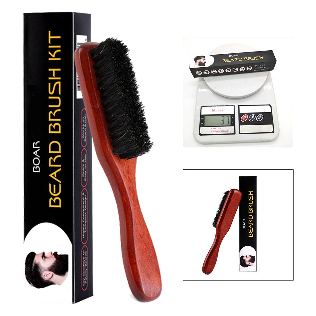 Wooden Beard Brush Long Handle - đánh giá và giá Men Grooming Home