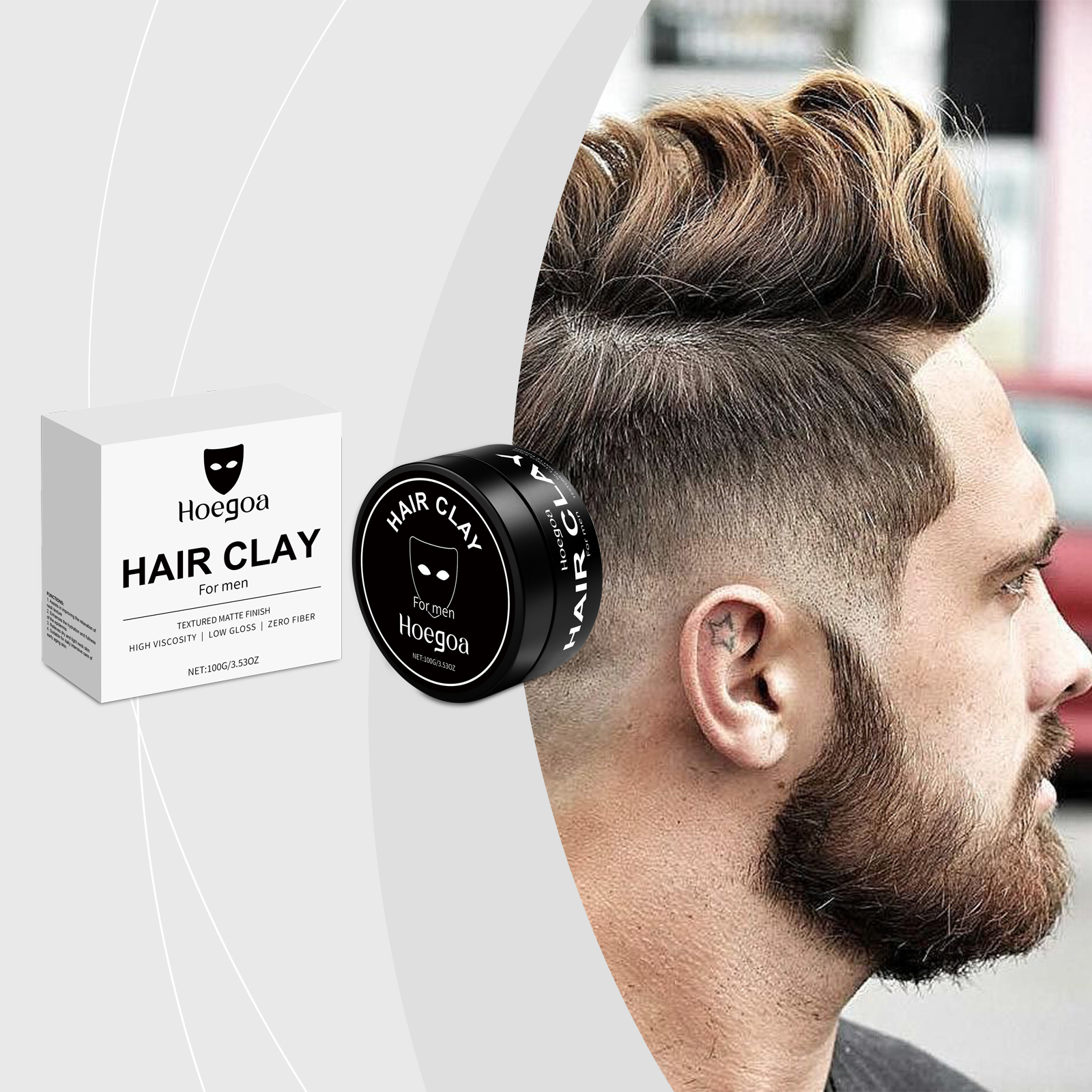 Men's Hair Styling Clay – Crea - đánh giá và giá Pomade Hair Clay