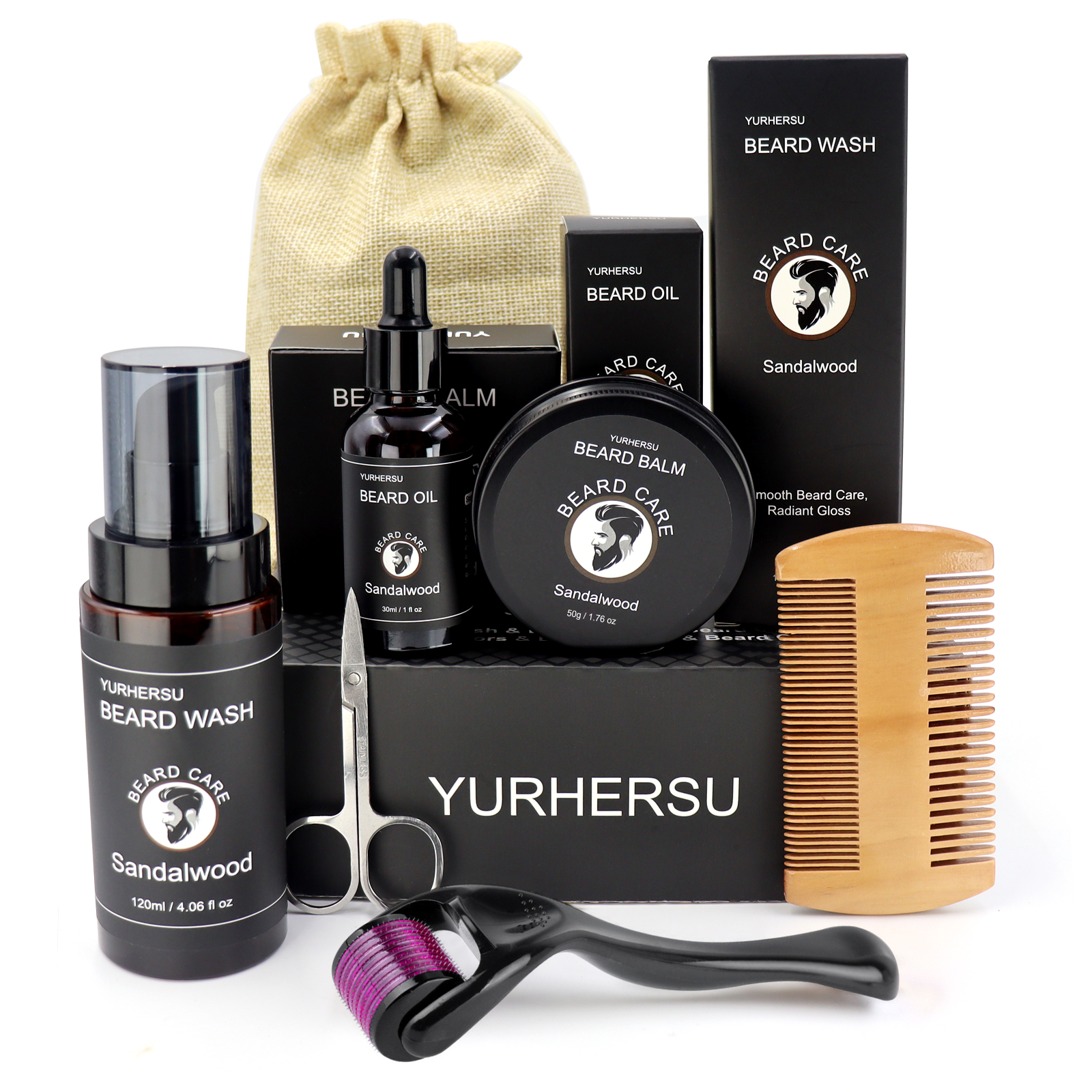7Pcs Beard Care Kit for Men, G - đánh giá và giá Men'S Grooming Tonic