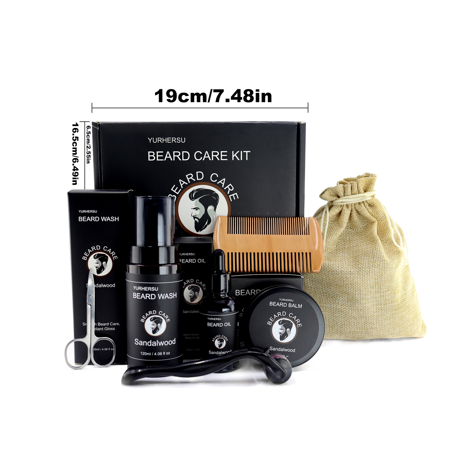 7Pcs Beard Care Kit for Men, G - đánh giá và giá Men'S Grooming Tonic